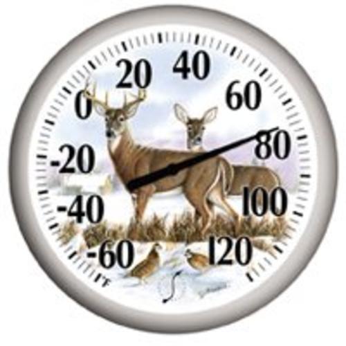 UPC 071589030955 product image for 13IN PATIO THERMOMETER DEER | upcitemdb.com