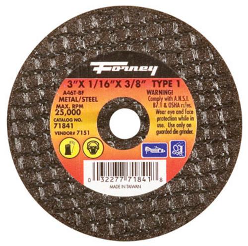 Forney Industries Aluminum Cutting Wheel 3"x1/16" x 3/8" 25500 RPM at Sears.com