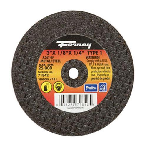 Forney Industries Metal Cutting Wheel 3"x1/8" x 1/4" 25500 RPM at Sears.com