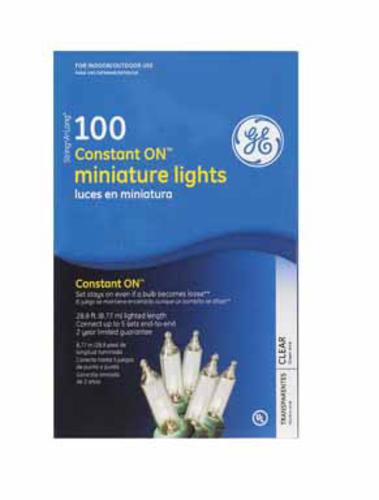 Santa's Best "String-A-Long" Constant-On 100 Mini Lights Set - Clear at Sears.com