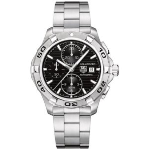 Tag Heuer Aquaracer Automatic Black Dial Chronograph Mens Watch Cap2110. Ba0833