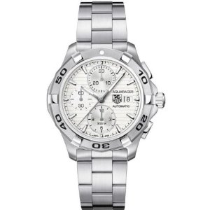 Tag Heuer Aquaracer Automatic Silver Dial Chronograph Mens Watch Cap2111. Ba0833