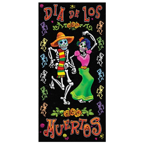UPC 034689009290 product image for Day Of The Dead Door Cover Party Accessory (1 count) (1/Pkg) | upcitemdb.com