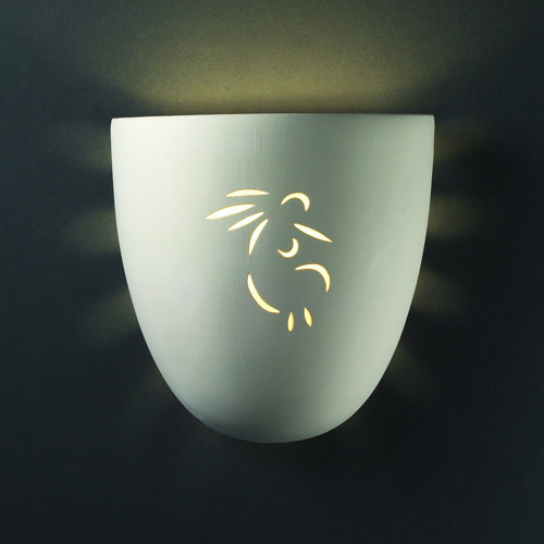 Justice Design Group Sun Dagger Downlight Large Pocket Outdoor Wall Sconce - Finish: Antique Copper, Cutout Option: Texas Star at Sears.com
