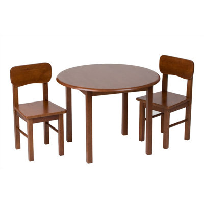 Gift Mark Kids 3 Piece Table and Chair Set - Finish: Cherry at Sears.com