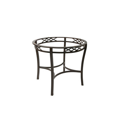 Pastel Furniture Atrium Dining Table - Base Finish: Autumn Rust, Top Finish: 48" Round Glass at Sears.com