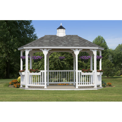Homeplace Gazebo - Floor Kit: Yes, Size: 16' W x 10' D at Sears.com