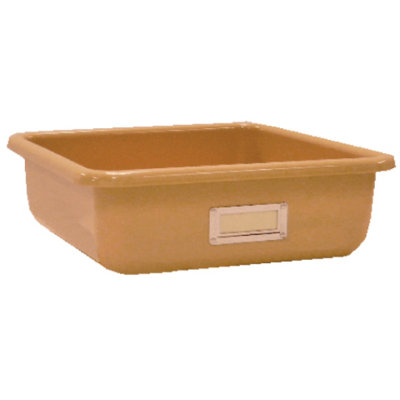 Fabri-Form Co Square Storage Tray - Color: Tan, Size: 4.375" H x 10.5" W x 13.125" at Sears.com