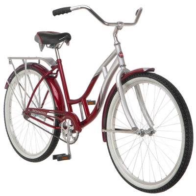 Schwinn Women's Sanctuary Cruiser - Color: Silver & Red at Sears.com