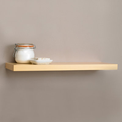 InPlace Shelving Square Edge Floating Shelf - Size: 1.25" H x 35.4" W x 8" D at Sears.com