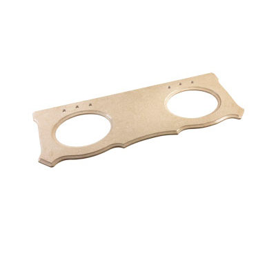 RonBow Bordeaux - 61inches x 22inches Stone top w/double Undermount sink - 8inches widespread - Finish: Cream Beige Marble at Sears.com