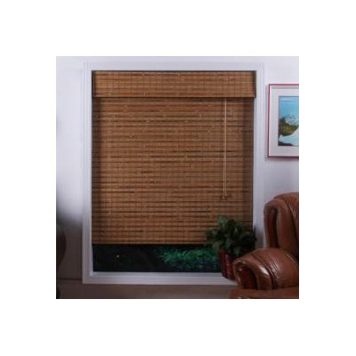 Top Blinds Arlo Blinds Bamboo Roman Shade in Dali Natural - Size: 74" L x 35" W at Sears.com