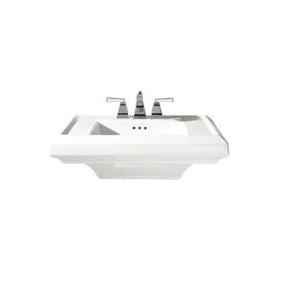 American Standard Town Square 24" Pedestal Sink Bowl - Finish: White, Faucet Mount: Single Hole at Sears.com