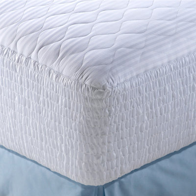 Simmons 100% Pima Cotton Stripe Five Zone Mattress Pad - Size: California King at Sears.com