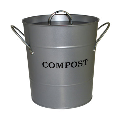 Exaco .1 Cu. Ft. Compost Bucket - Color: Silver at Sears.com