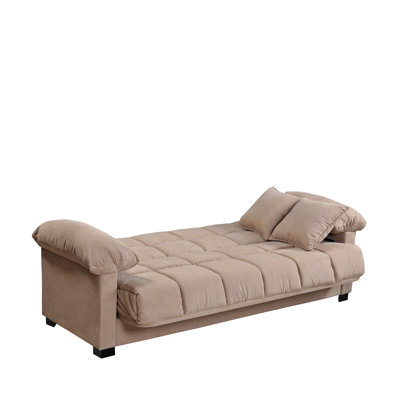 Handy Living Convert-A-Couch Sleeper Sofa - Color: Mocha at Sears.com