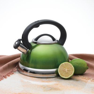 CREATIVE HOME Alexa 3-qt. Whistling Tea Kettle - Color: Metallic Chartreuse at Sears.com