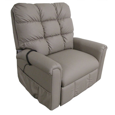 Comfort Chair Company American Series Xtra-Wide Lift Chair - Fabric: Leather-Black, Heat and Massage: 4 Massage Motors at Sears.com
