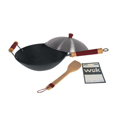 Concept Housewares 14 Professional Non-Stick 4-Piece Wok Set