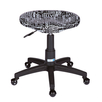 Master Equipment Graffiti Print Contoured Grooming Stool in Black at Sears.com