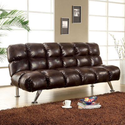 Hokku Designs Deliz Leather Vinyl Convertible Sleeper Sofa at Sears.com