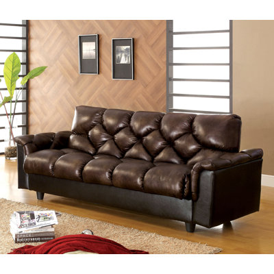 Hokku Designs Carlington Leather Vinyl Storage Sleeper Sofa at Sears.com
