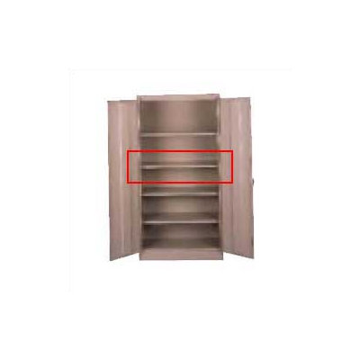 Tennsco Extra Shelf for Storage Cabinets - Color: Black, Dimensions (W x D x H): 18" x 18" x 3/4" (Set of 2) at Sears.com