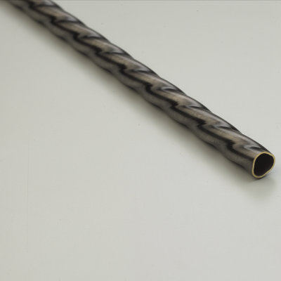 Zoroufy 48" Heritage Roped Tubular Stair Rod Set Regular Brackets Urn Finial - Finish: Antique Pewter at Sears.com