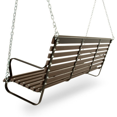 Polywood Ivy Terrace Porch Swing - Color: Black/Mahogany at Sears.com