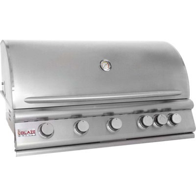 Blaze Grills 40" 5-Burner Built-In Gas Grill with Rear Infrared Burner - Gas Type: Propane at Sears.com