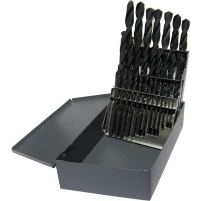 QUALTECH 1/16"-1/2" x 64ths 29 Piece HSS Jobber Length Drill Set at Sears.com