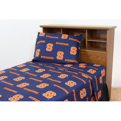 College Covers NCAA Cotton Sateen Sheet Set - Size: King, NCAA Team: Syracuse at Sears.com
