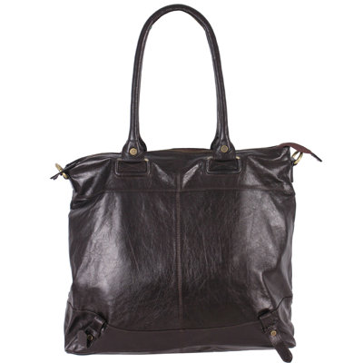 Latico Leathers Washed Pilar Tote - Color: Espresso at Sears.com