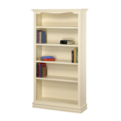 A&E Wood Designs Cape Cod Bookcase in Pearl White - Size: 60" H - Four Shelf at Sears.com