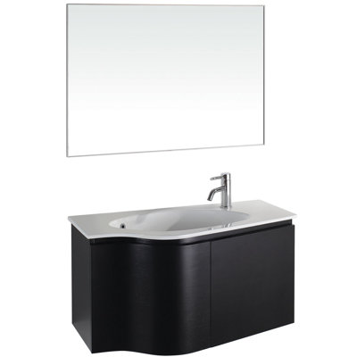 Wyndham Collection Aldo Wall-Mounted Bathroom Vanity Set - Finish: Espresso at Sears.com