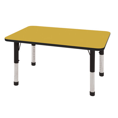 Ecr4Kids 35 - Leg Style: Toddler height leg with nylon swivel glides, Table Top Color: Yellow at Sears.com