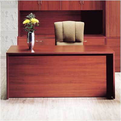High Point Furniture Hyperwork 72" W Double Pedestal Office Credenza with Drawers - Pull: Chrome, Finish: Windsor Cherry at Sears.com