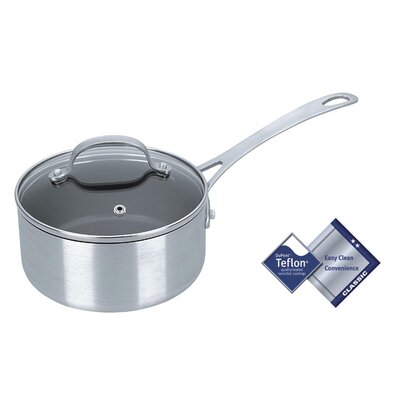 Kevin Dundon Nonstick Sauce Pan with Lid - Size: 1.5 Quarts
