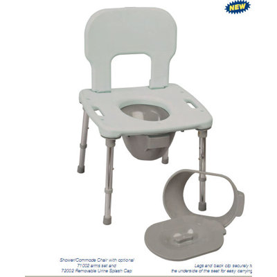 Eagle Health Supplies Bath One Shower and Commode Chair in Gray (3 Pieces) at Sears.com
