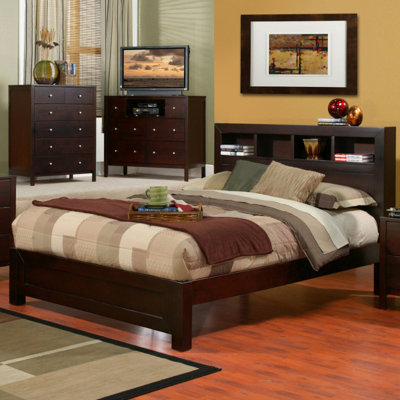 Alpine Solana Platform Bedroom Collection (4 Pieces) - Size: Twin at Sears.com