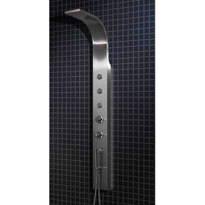 Ariel Bath Stainless Steel 65" x 6.5" Shower Panel at Sears.com