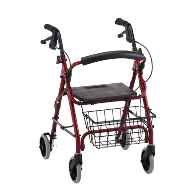 Getgo Petite Walker With Detachable Flip Back - Finish: Blue