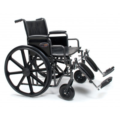 Everest & Jennings Traveler HD Wheelchair - Seat Size: 22" x 18", Legrest: Elevating, Armrest: Detachable Desk at Sears.com