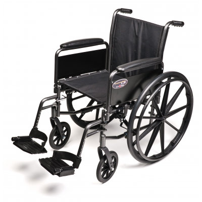 Everest & Jennings Traveler L3 Wheelchair - Seat Size: 16" x 16", Legrest: Elevating, Armrest: Detachable Desk at Sears.com