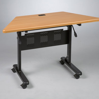 Balt Trapezoid Flipper Training Table - Color: Mahogany