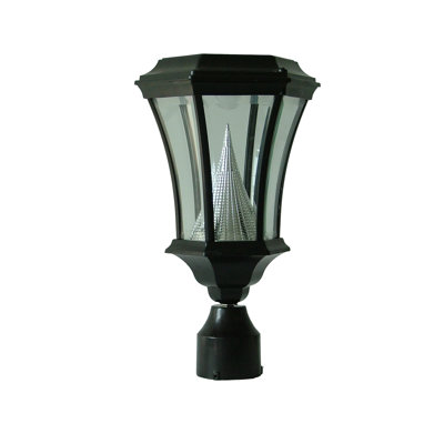 GamaSonic Solar Post Lantern Head in Black at Sears.com
