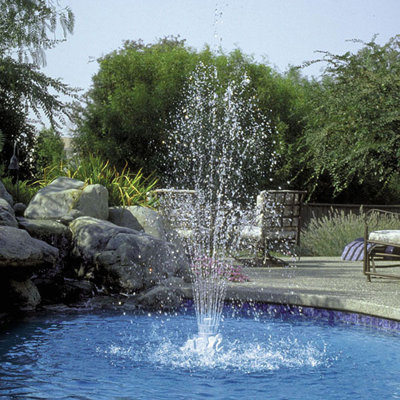 poolmaster Floating Rock Style Fountain