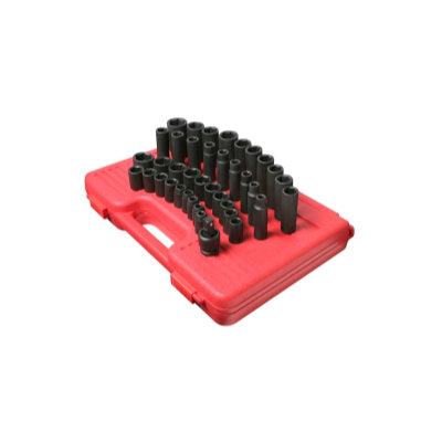Sunex Socket Set Impact 1/2In. Dr Sae Regular & Deep at Sears.com