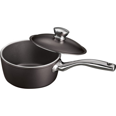 Tramontina Gourmet Lyon Saucepan with Lid - Size: 2-qt.  Color: Onyx