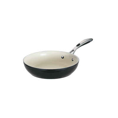 Tramontina Gourmet Ceramica 01 Deluxe Porcelain Enamel Metallic Black Fry Pan - Size: 12